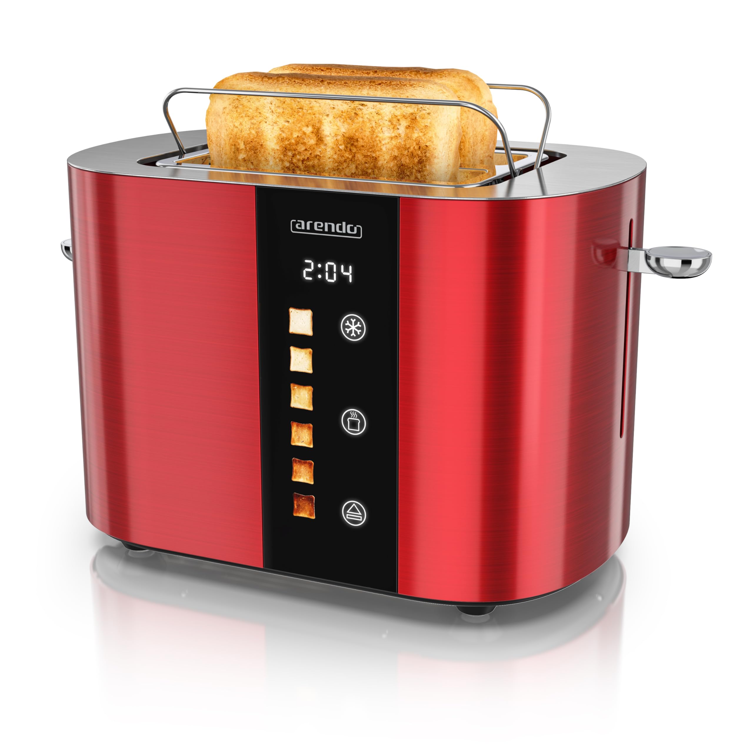 DE Arendo - Edelstahl Toaster 2 Scheiben