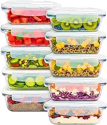 Conjunto kit 10 Potes de Vidro Marmita 640ml com Tampa Hermética Manubelita