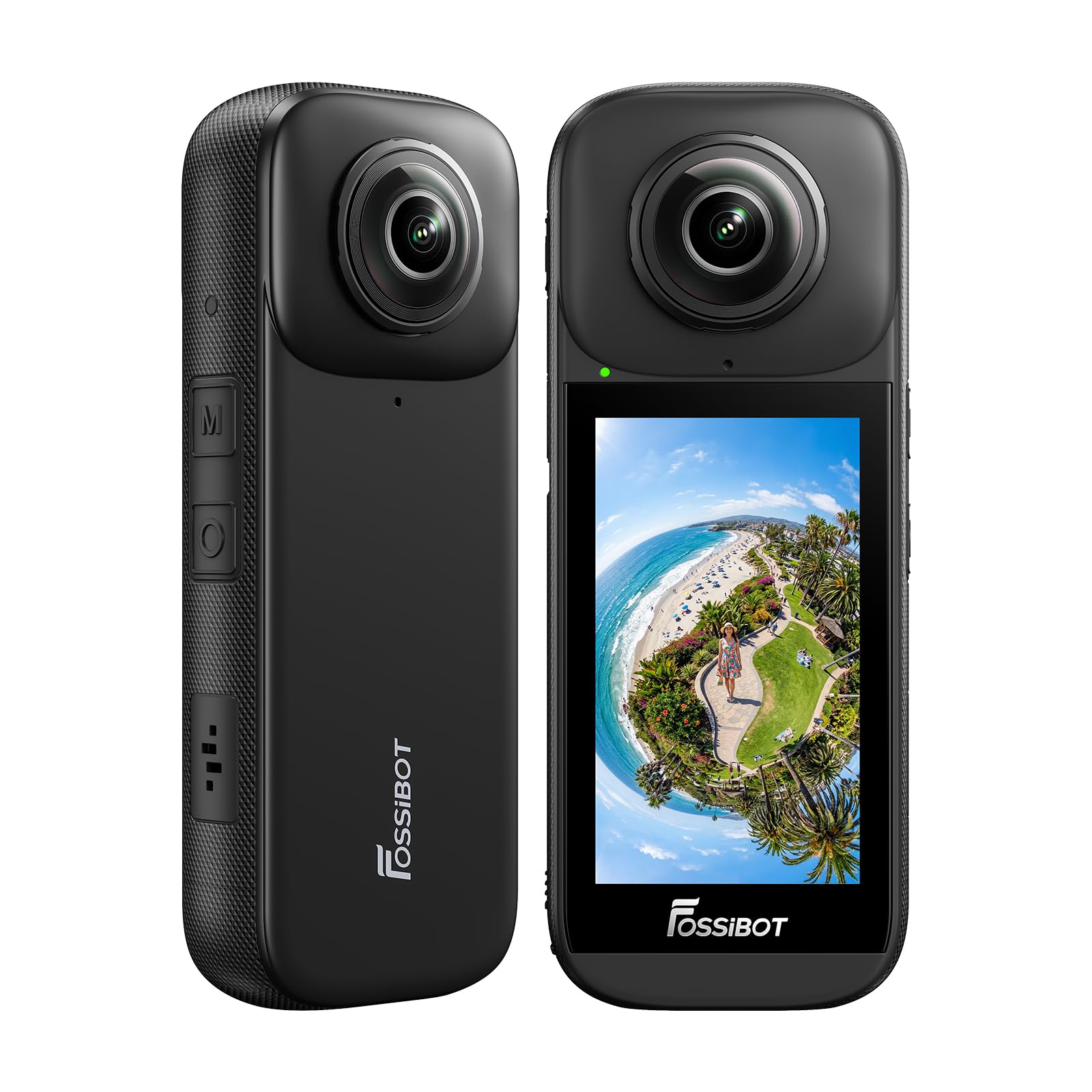 FOSSIBOT 2026 FC360 Waterproof 8K 360° Action Camera, Invisible Selfie Stick Effect, Image Stabilization, Built-in GPS, 3.0-inch Touchscreen, 360° Recording and Live Streaming (No Built-in Storage)-image-13