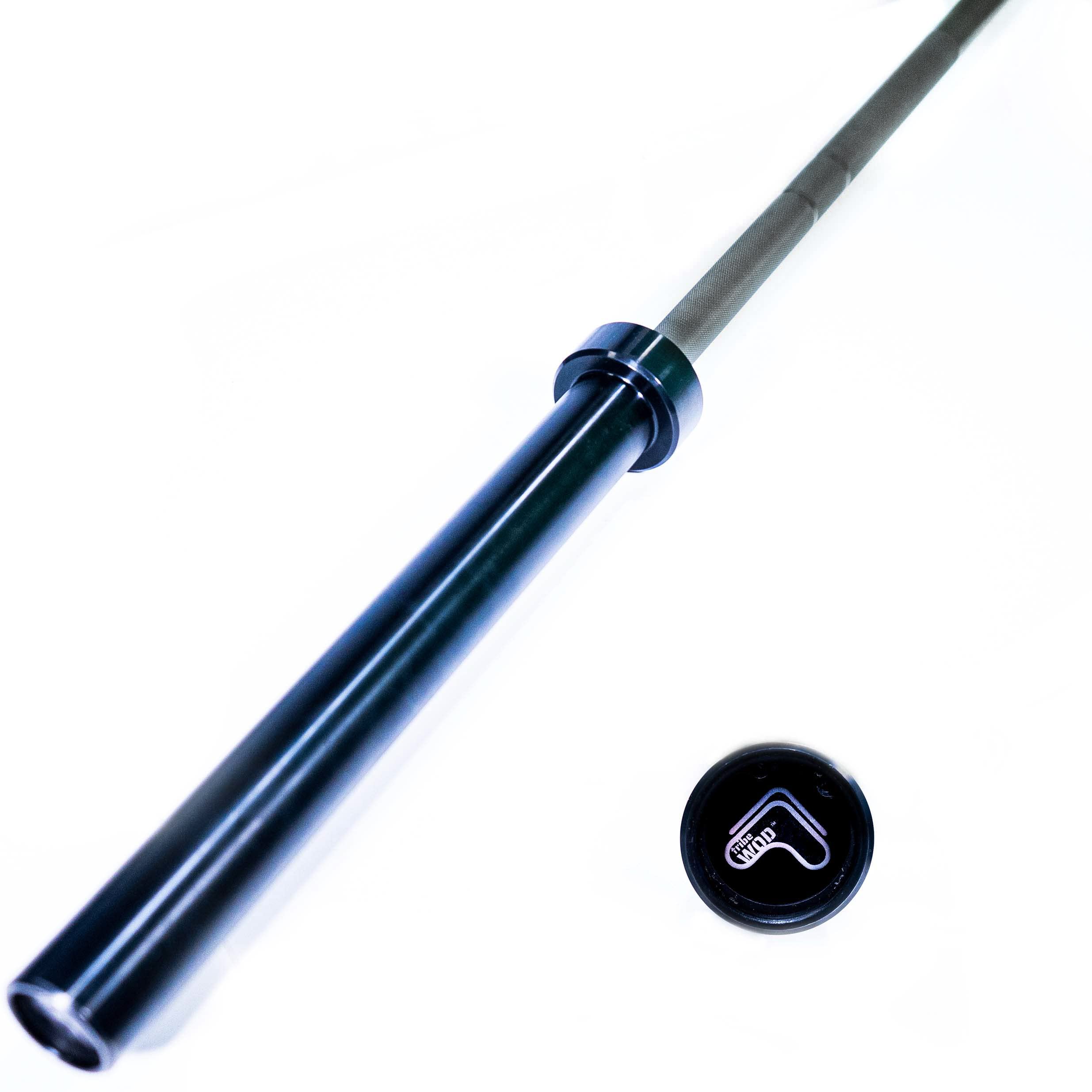 TRIBE WODOlympus Barbell Bar & Weight Bar - Bend-proof, Multipurpose Cerakote Weightlifting Barbell - Moss (Men)