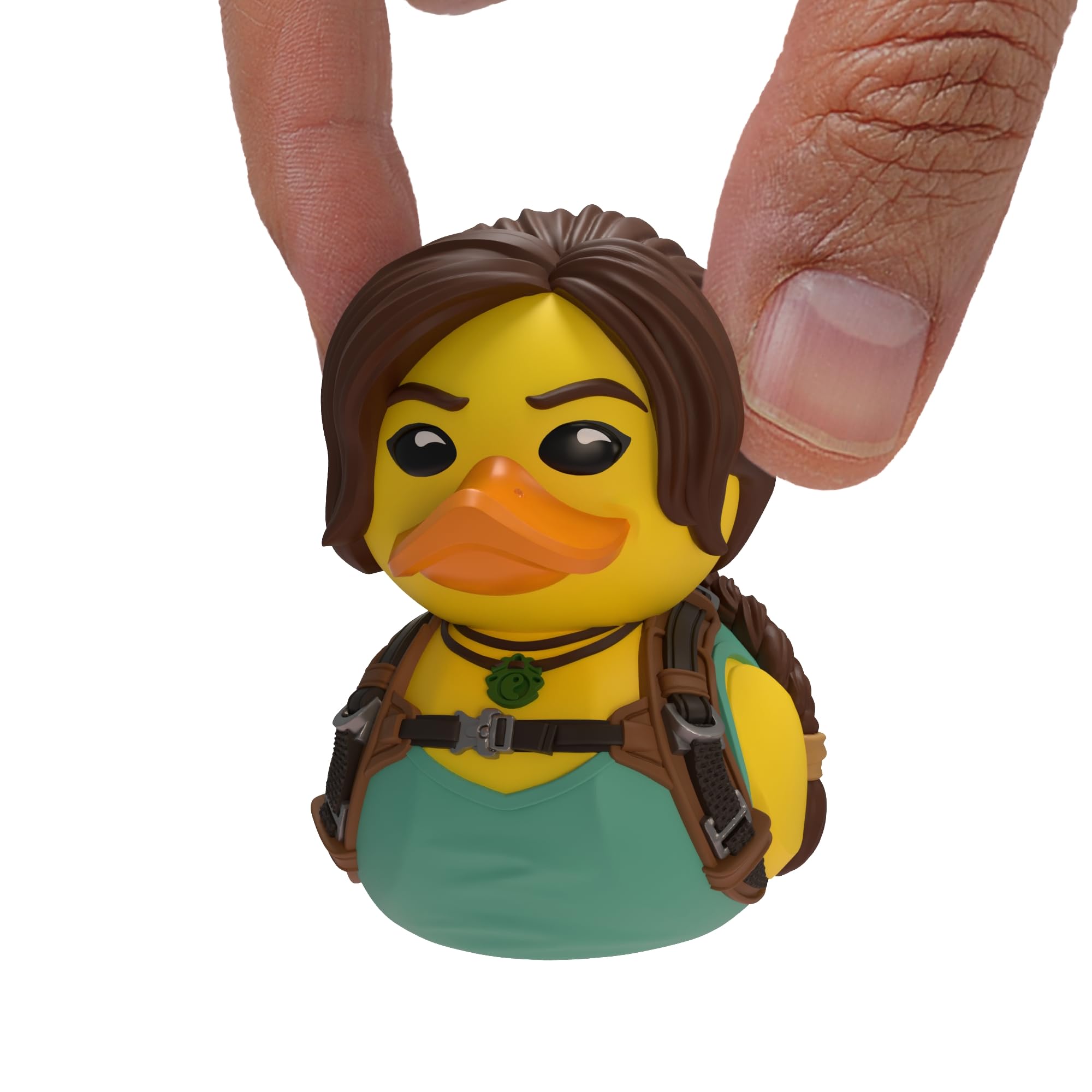 TUBBZ Mini: Tomb Raider - 30th Anniversary Lara Croft Cosplaying Rubber Duck Vinyl figure – Official Collectible for Fans of Tomb Raider