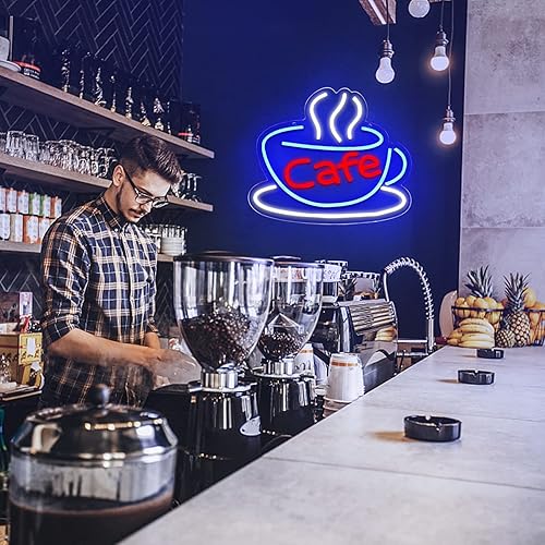 Miniatura 7 de Vinray Letrero de neón para decoración de pared, luces LED blancas de neón para dormitorio, bar, fiesta. Arte de pared para cumpleaños o fiesta de