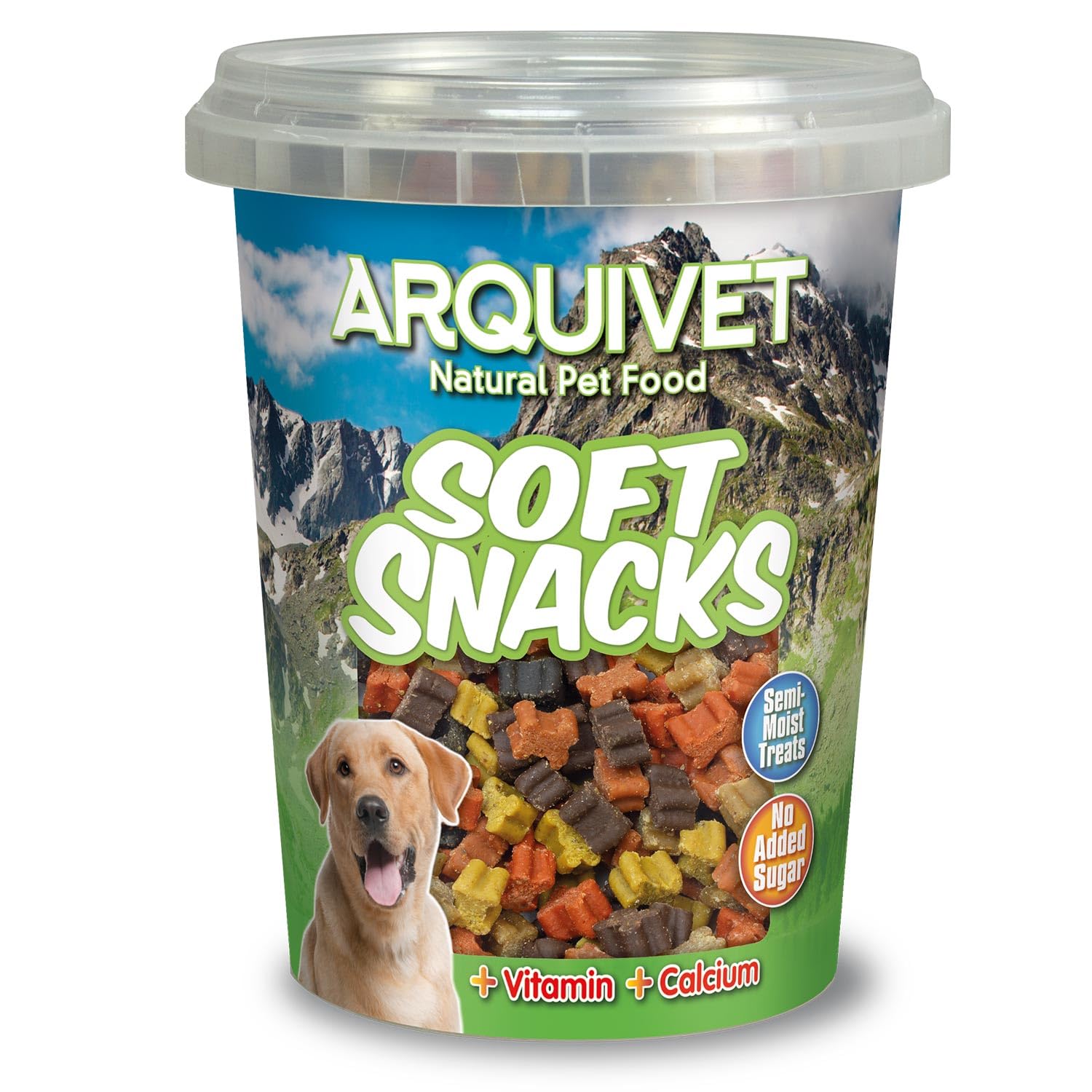 ARQUIVET Soft Snacks para Perro Mini Huesitos Mix Pack 12 x 300 g - Snacks Naturales para Perros de Todas Las Razas - Premios, recompensas, chuches para Perros