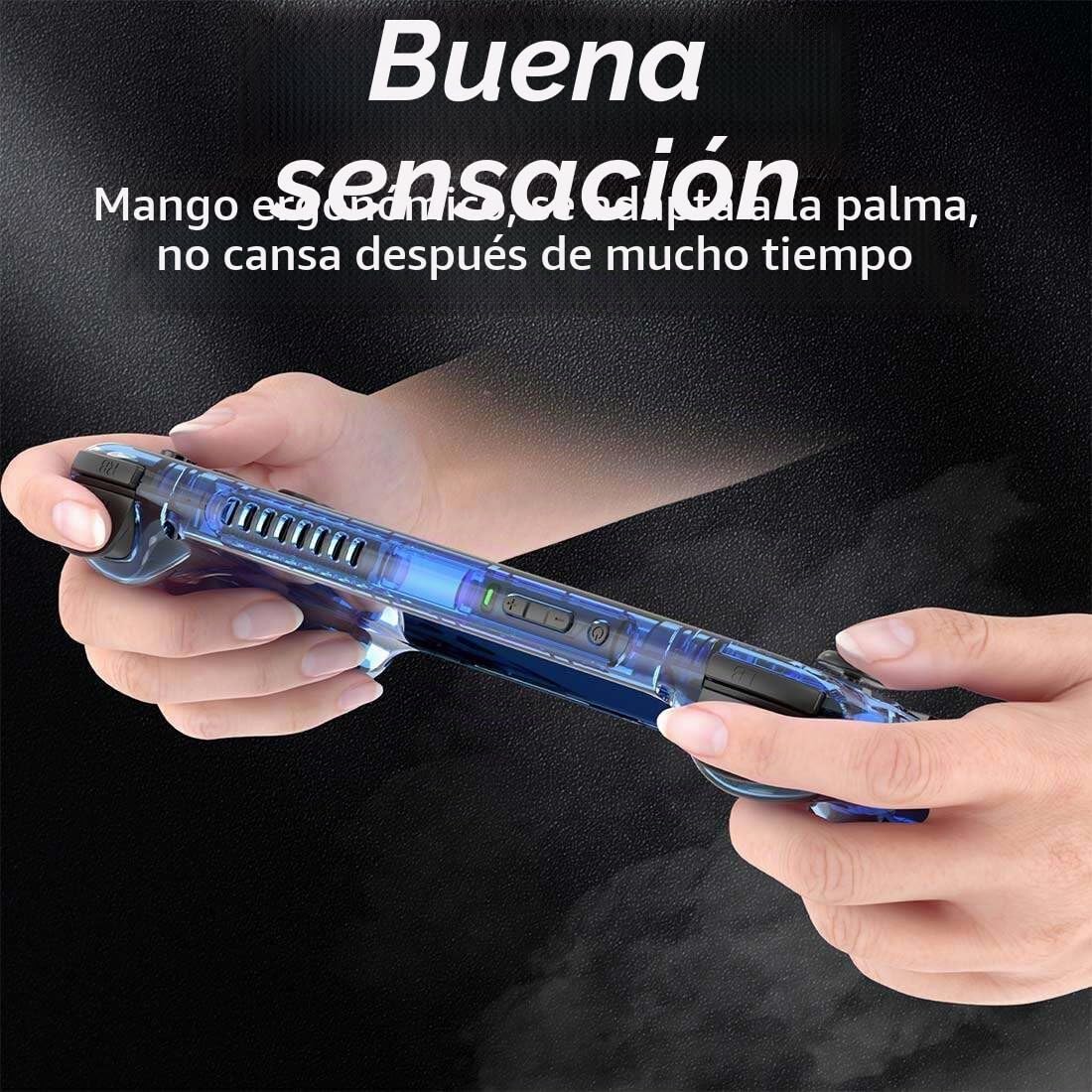 RG556 - Consola de Juegos Portátil Retro de 128G Con 4000 Juegos, Android 13 Unisoc T820 de 5.4 Pulgadas, Pantalla AMOLED Compatible Con WiFi Para Adultos y Niños (4+128G) - Con Funda