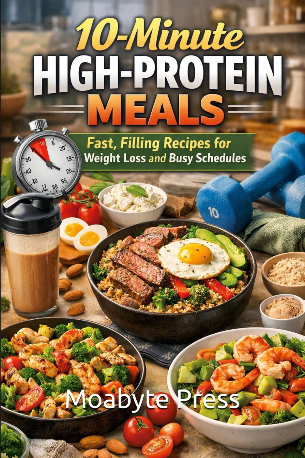 10-Minute High-Protein Meals: Fast, Filling Recipes for Weight Loss and Busy Schedules