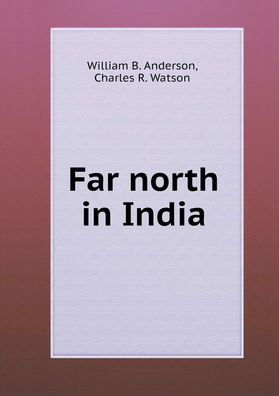 Far north in India