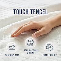 Vista 5 de Luxury Queen Size Tencel Waterproof Mattress Protector Deep Pocket - Premium Cooling Bed Cover Pad - Hypoallergenic & Allergy-Friendly - Oeko-Tex