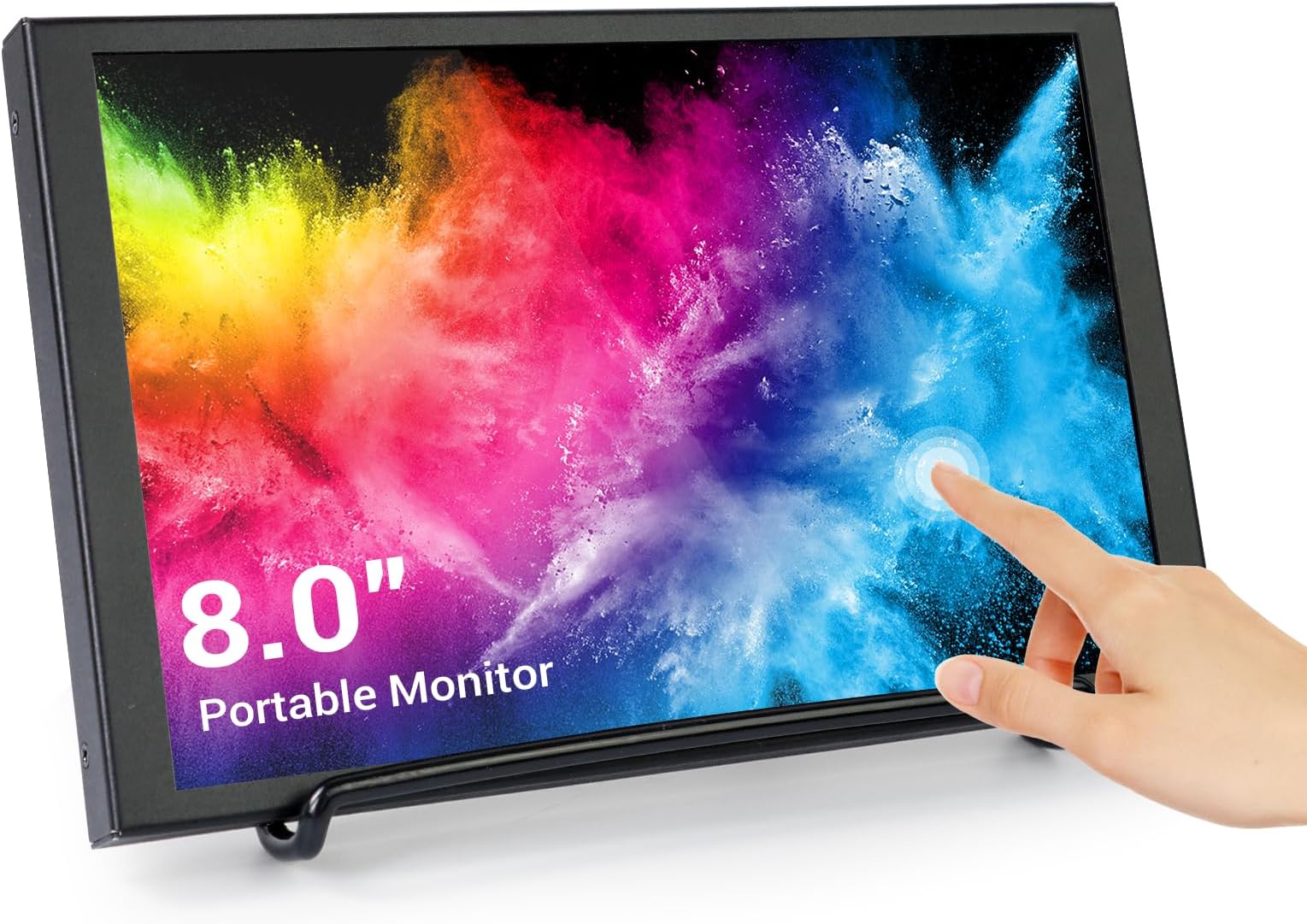 ELECROW Monitor touchscreen, 8 pollici display LCD 1280x800 Mini Monitor comp...