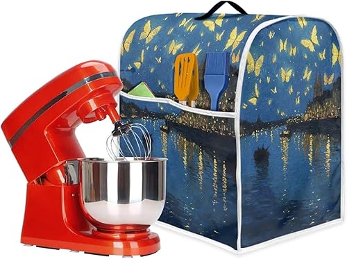 Miniatura 8 de Cubierta para mezclador de tablones de girasol, pájaro, tamaño S, cubierta para mezclador de cocina, assecories para mantener limpio y seguro para