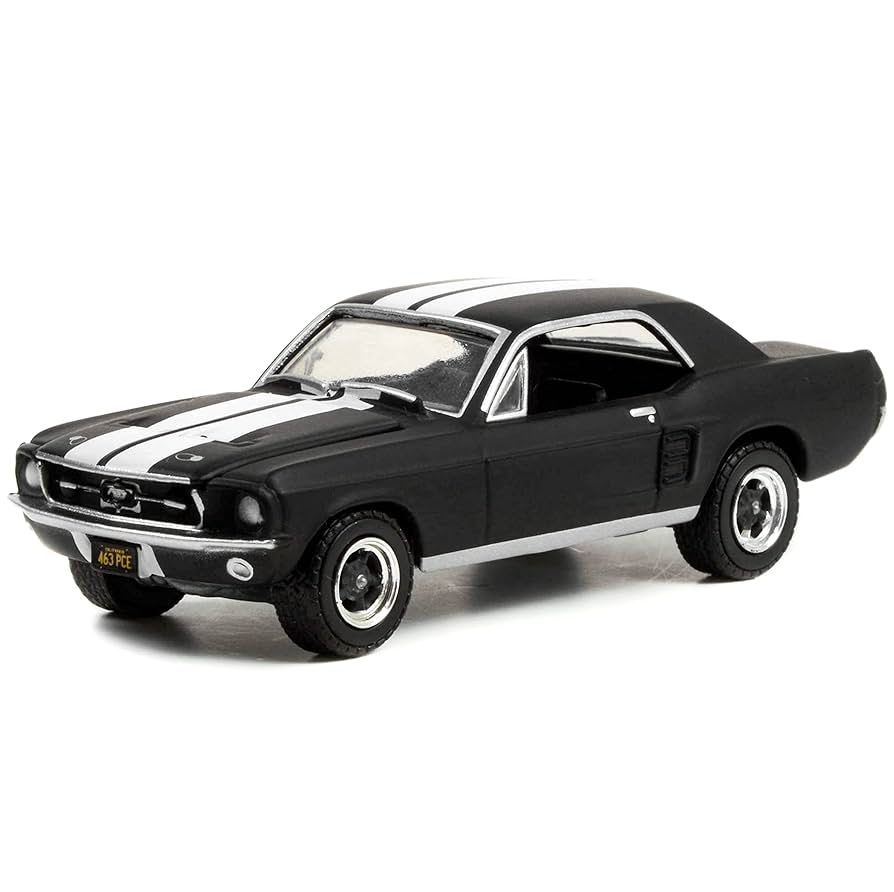Amazon.com: 1967 Coupe (Adonis Creed's) Matt Black w/White