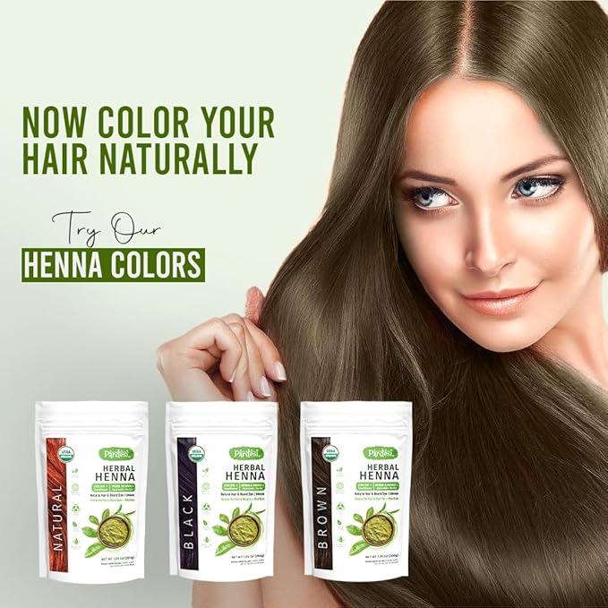 Pardesi Henna Orgánica Marrón 200g - Color y Tratamiento Natural miniatura 7