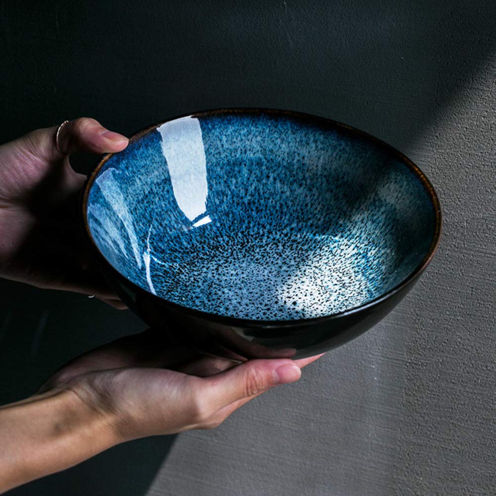Miska do serwowania, duża ceramiczna miska na imprezę, ceramiczny talerz do serwowania, miska na zupę, sałatka, owoce, płatki śniadaniowe, miski na płatki śniadaniowe i makaron