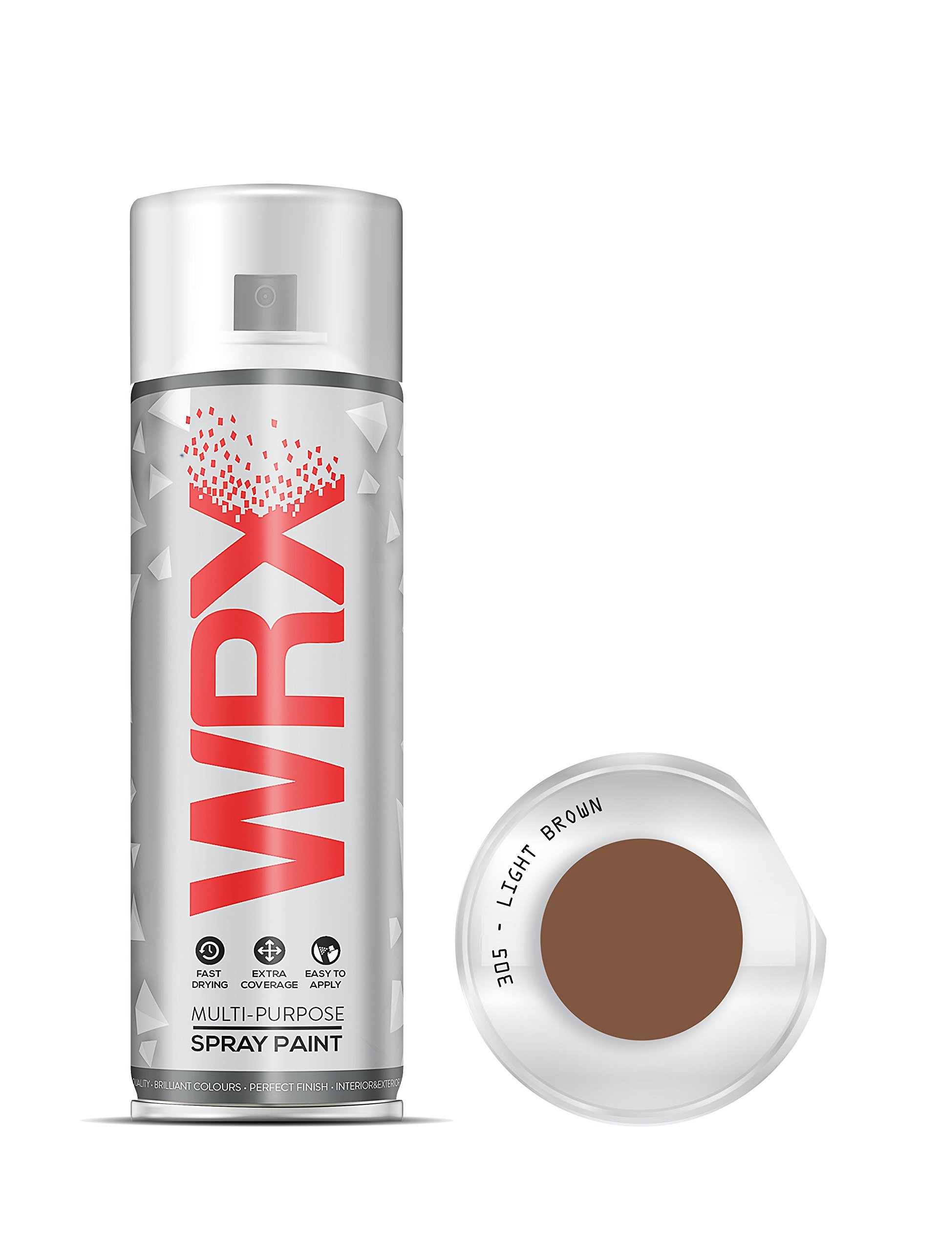 WRX 12 X Spray Paint 400 ml - Light Brown 305 RAL 8003
