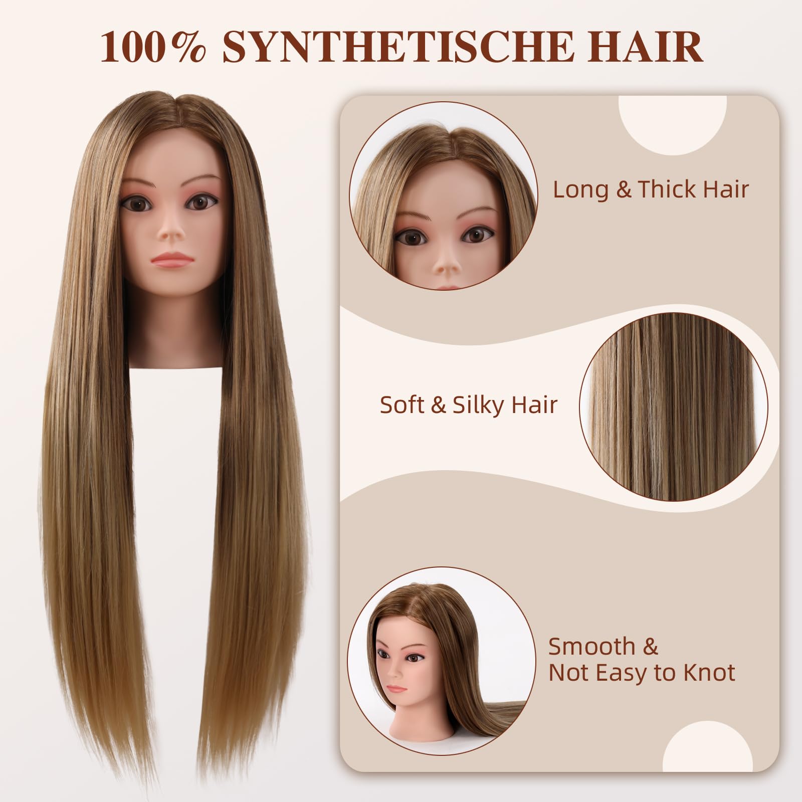 24" Hairdressing Head - Image 4