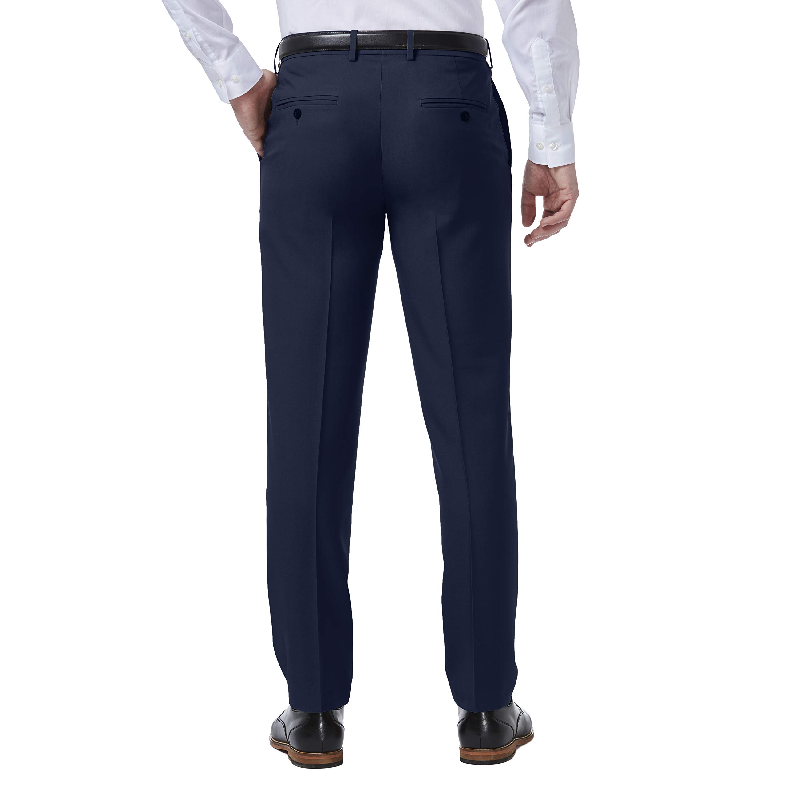 Haggar - Premium Comfort Stretch Slim Fit Dress Pant, Pantaloni Uomo