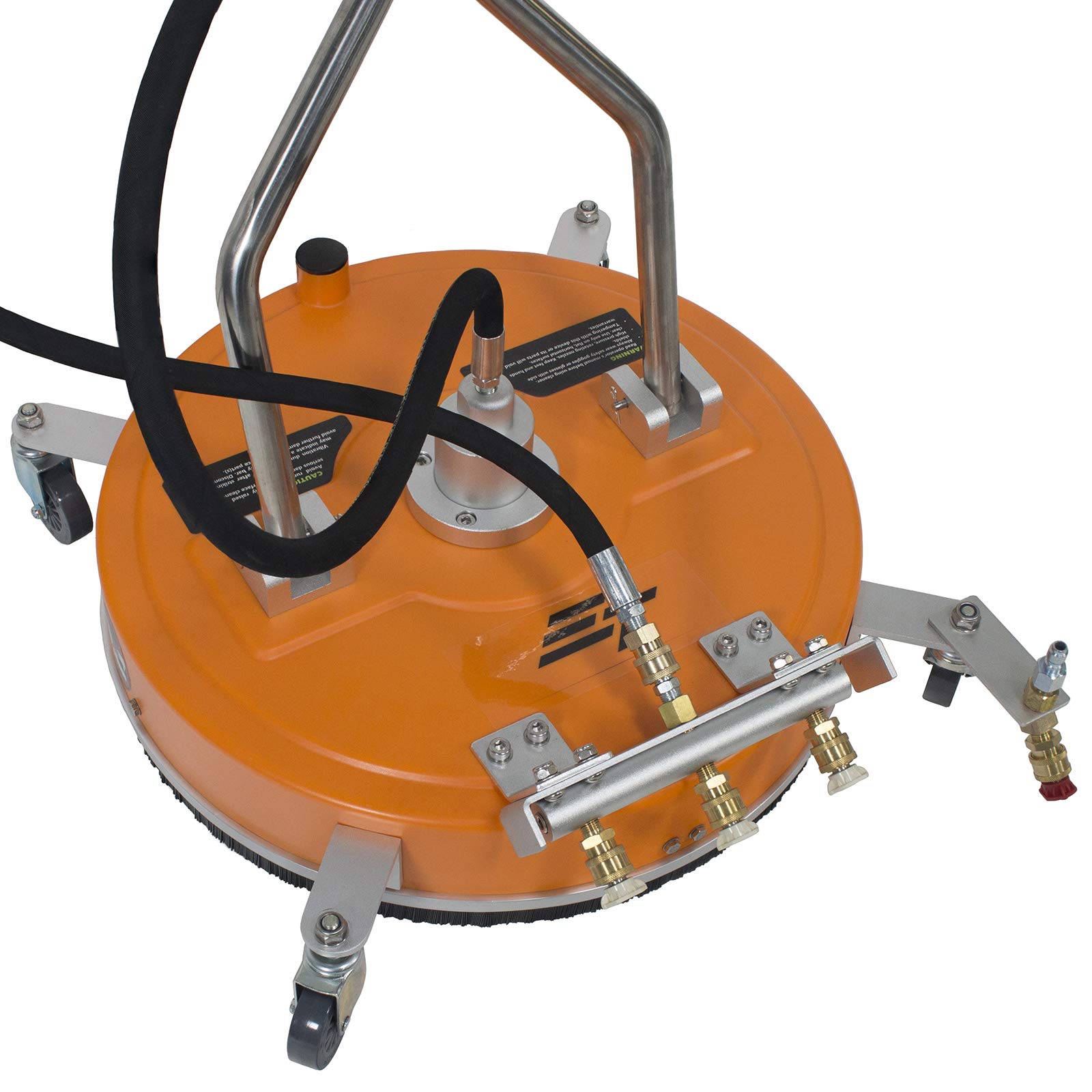 Erie Tools 20" Polypropylene Surface Cleaner with Wheels, 3 Nozzle