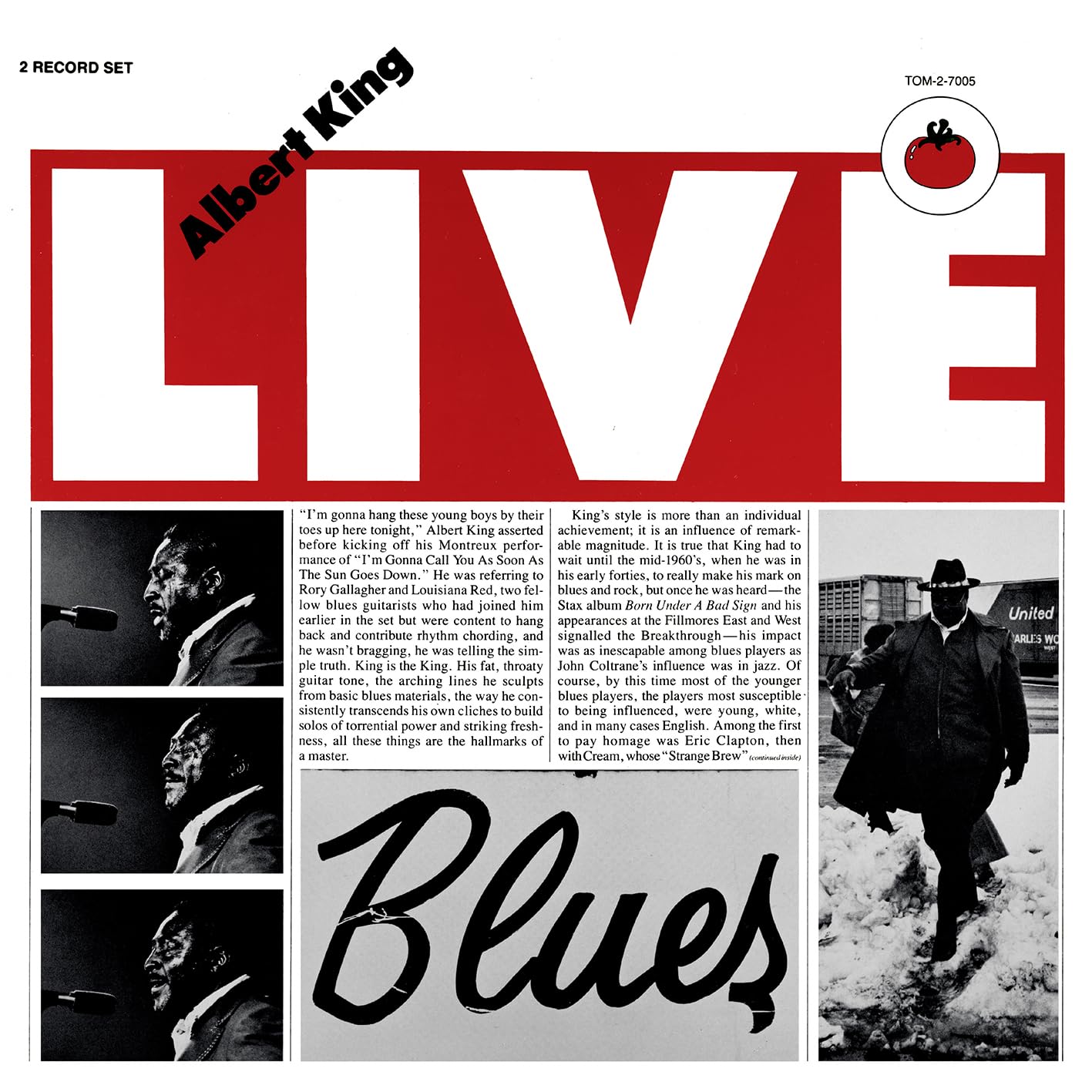 Albert Live Tomato Records Blanco Y Negro 2LP
