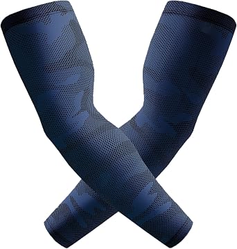 Arm Sleeves for Men Compression Cooling Sleeve for Football baseball Volleyball UV Sun Protection Arm Cover