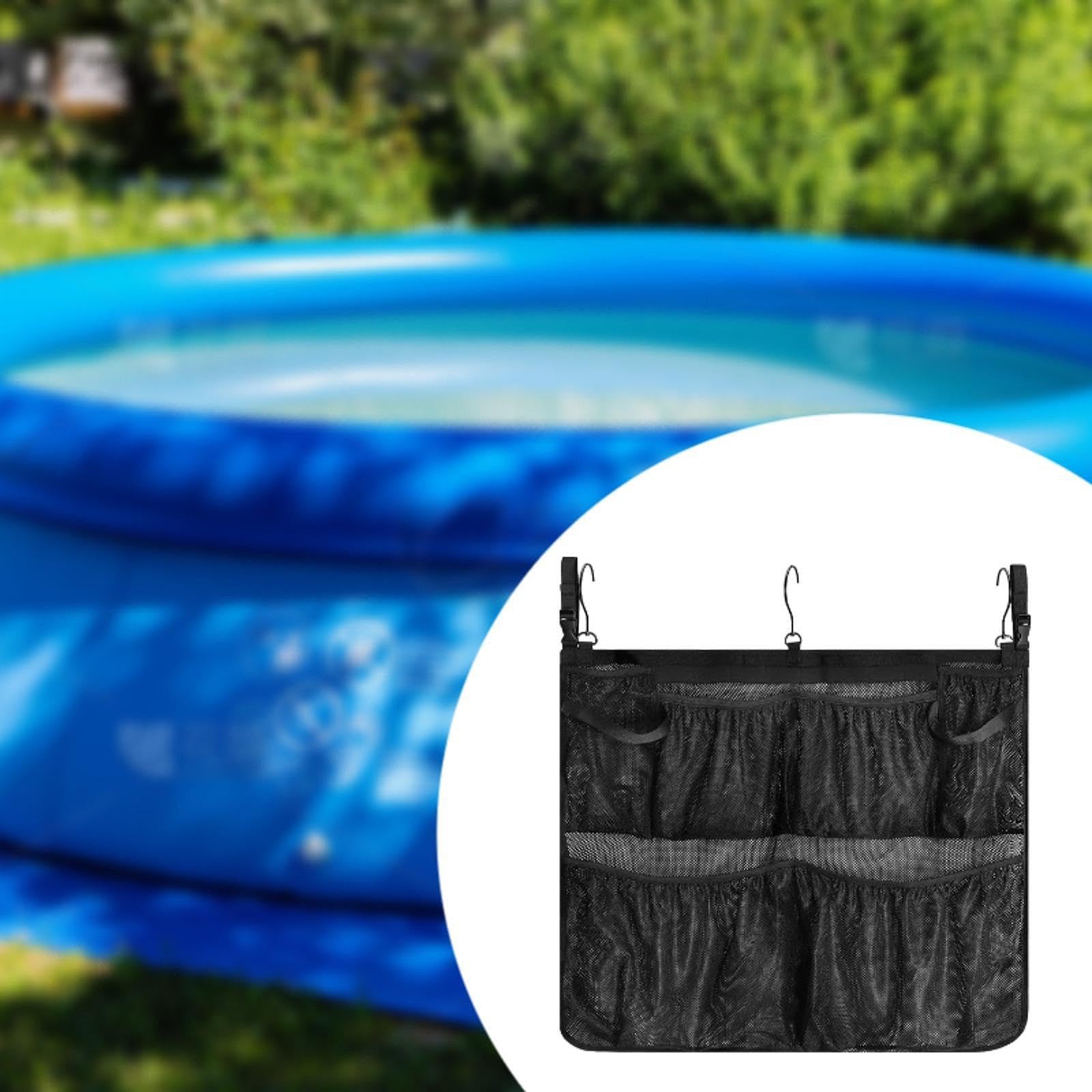 Fancyes Pool Storage Bag Expandable Pool Toy Storage Pool Storage Large Capacity Heavy Duty Above Ground Pool Storage Organizer