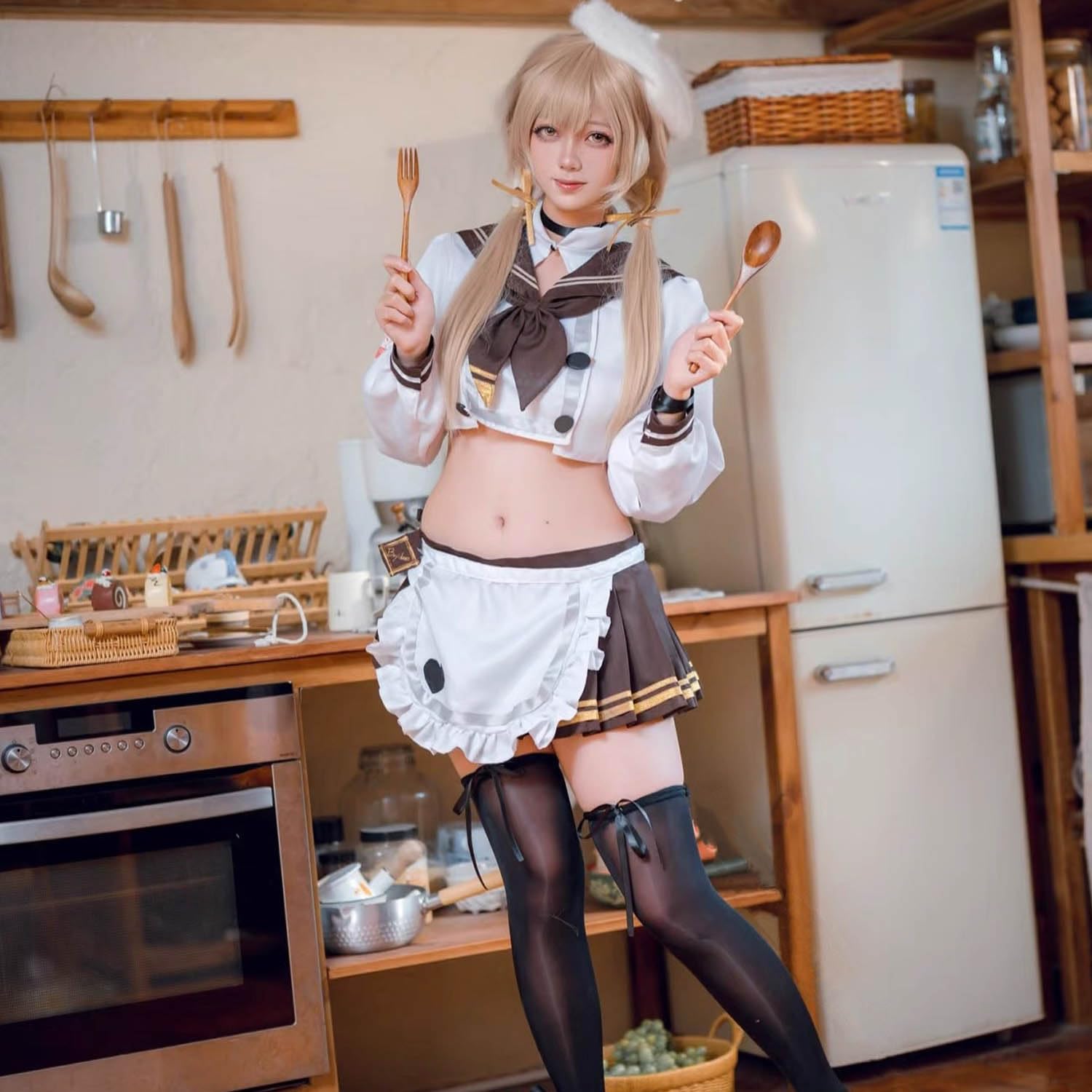 bbganlian NIKKE The Goddess of Victory Brady Cosplay Costume Outfit Game Character Uniform Full Set Halloween Dress Up Suit: Large