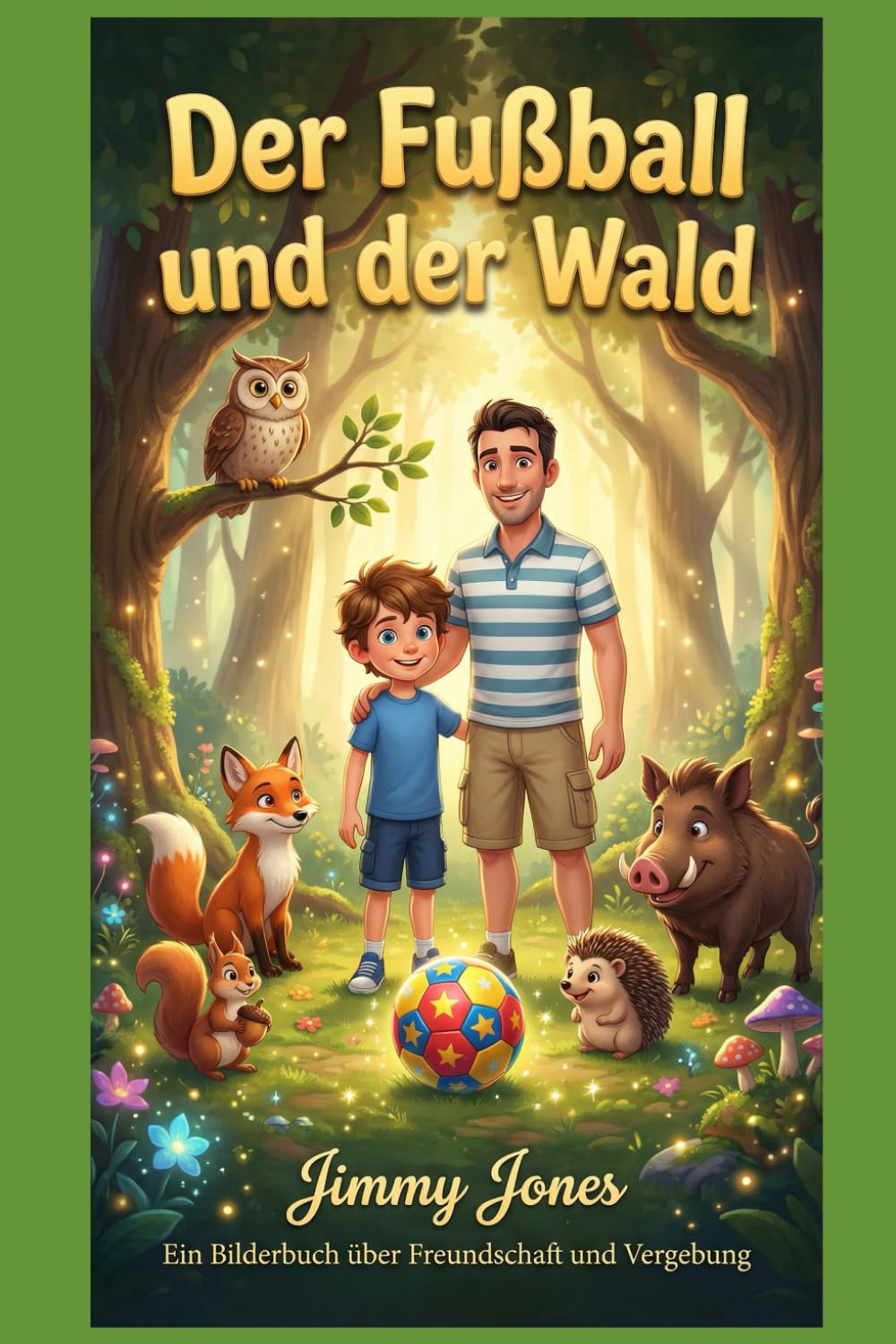 Der Fußball und der Wald: Ein herzerwärmendes Bilderbuch über Freundschaft, Mut und Vergebung für Kinder von 3-7 Jahren.