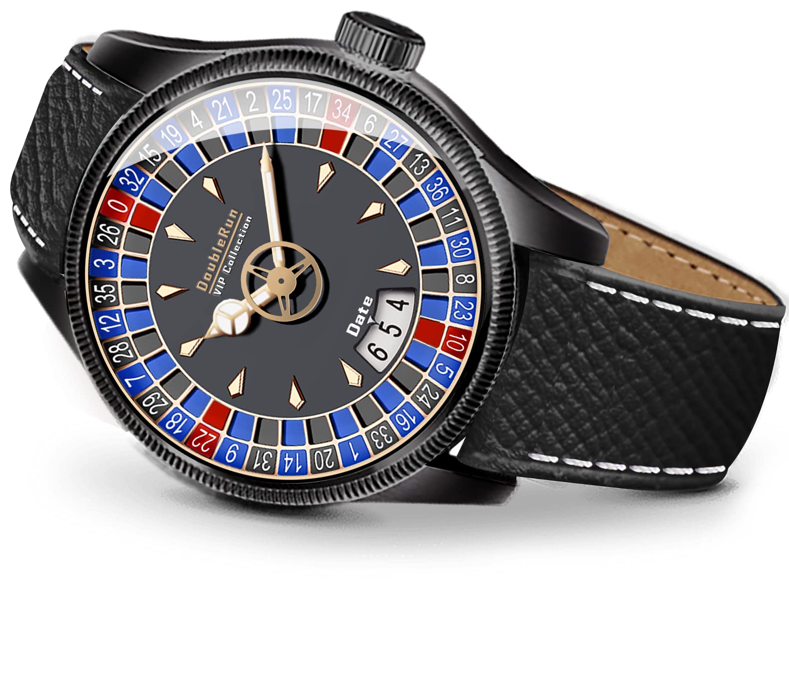 DOUBLERUN Analog Blue Date and Time Display Dial Chain Strap (B0C1SQ5QPJ) Amazon Price History, Amazon Price Tracker