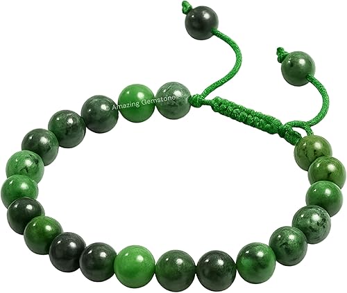 Miniatura 588 de Amazing Gemstone Crystal Bracelet for Women Men's Gifts - Protection Healing Crystal Bracelet - 8mm Gemstone Beaded Adjustable Bracelet Pulseras