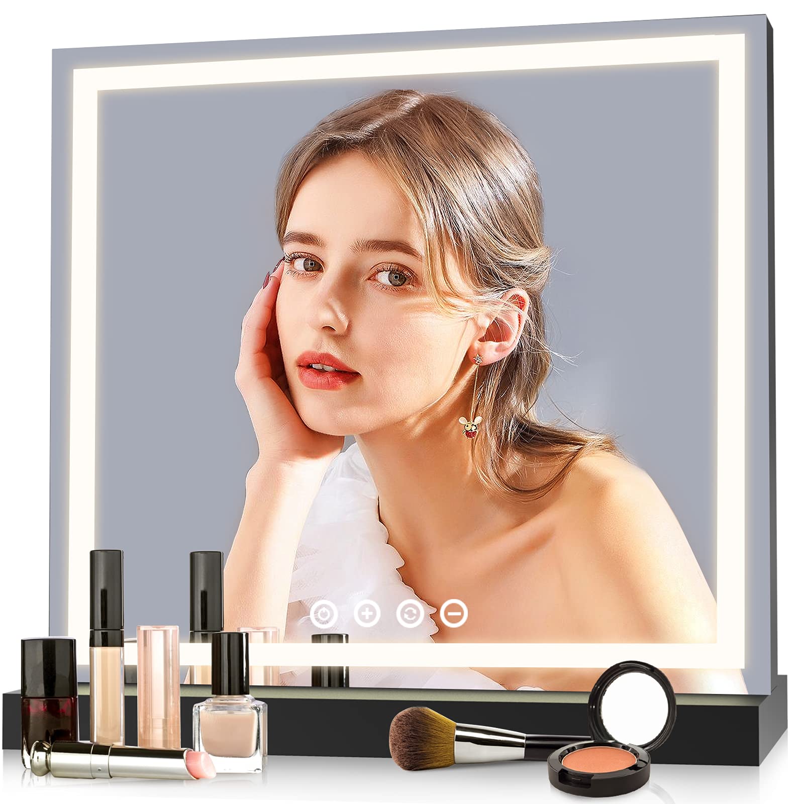 Buy Colorsmoon Vanity Mirror with Lights, Smart Touch Control Large LED