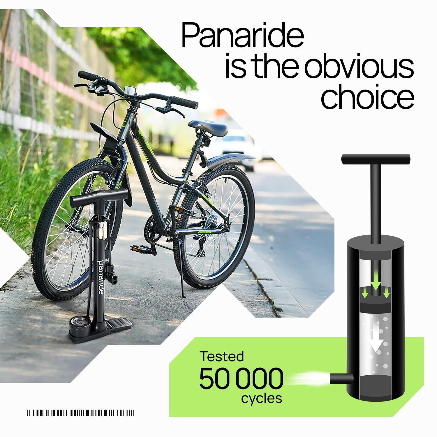 Panaride Bike Pump - Portable & Compact -7 Panaride Bike Pump - Portable & Compact -7