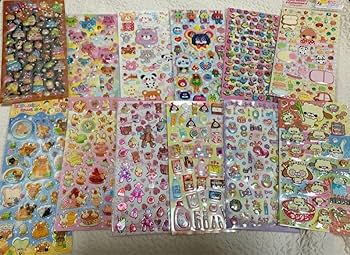 Amazon.co.jp: ノーブランド品 平成レトロ ぷっくりシール にゃんこ猫