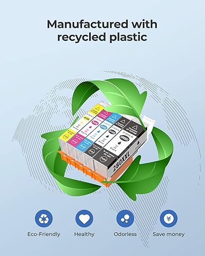 Miniatura 4 de Cartucho de tinta compatible PGI-280XXL/CLI-281XXL para Canon Ink 280 y 281 Cartucho de alto rendimiento para PIXMA TR7520 TR8520 TR8500 TR8600