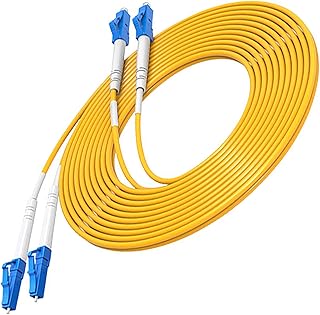 tunghey OM3 LC to LC Fiber Patch Cable, Fiber Patch Cable OM3 LC to LC Fiber Optic Cable Cord LS-ZH 10GB Multimode Duplex ...