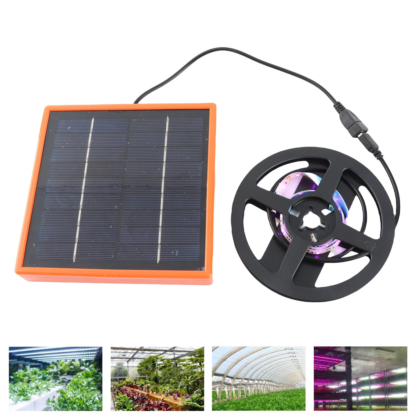 Bandes Lumineuses de Culture de Plantes Solaires, Flux Lumineux éLevé de 5W LED Favorisent la Croissance, Lampes de Croissance de LED