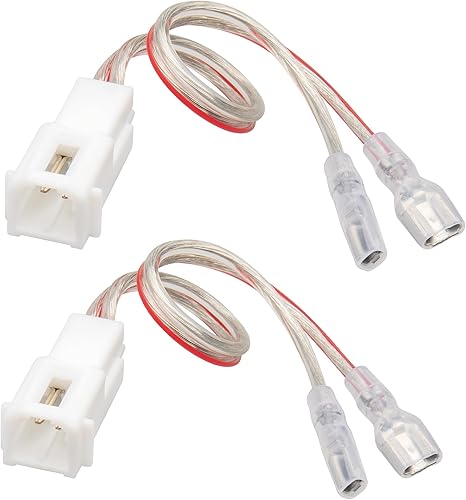 NuIth Arnés de altavoz de tweeters para tablero delantero para Dodge 2005-2022, Jeep/Chrysler Aftermarket Dash Tweeters Audio Cable Conector Plug, 2