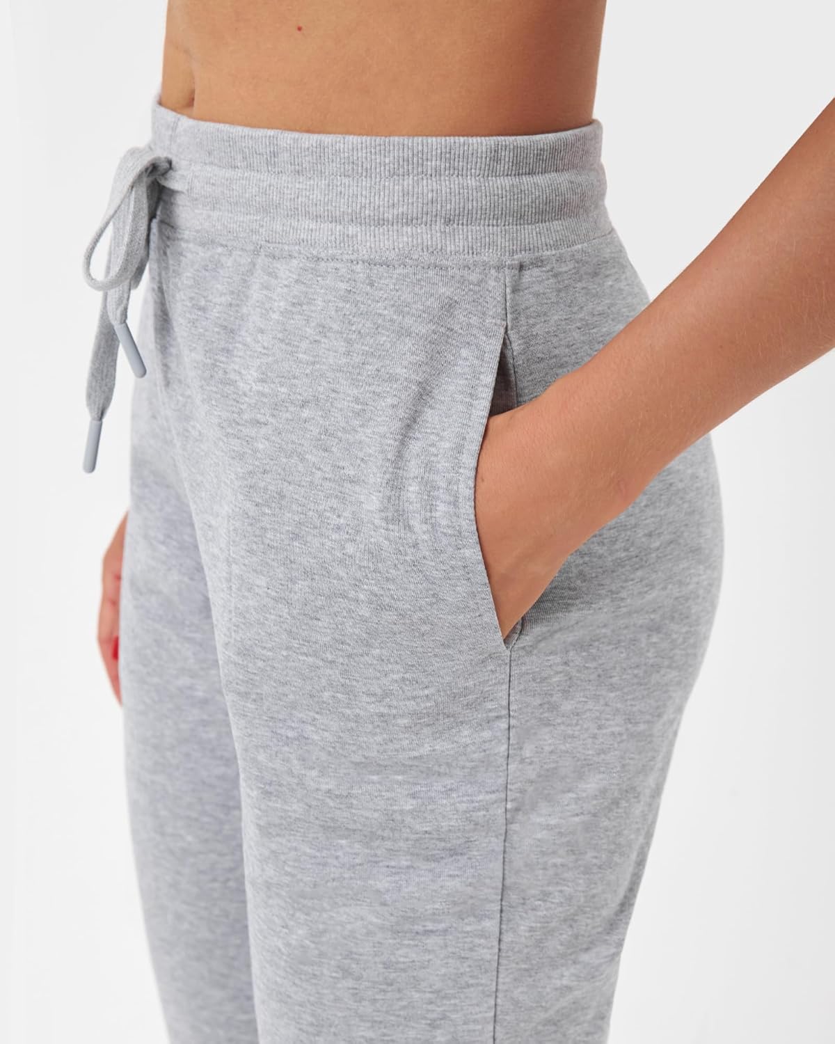 Zylioo Tall Women's Straight Leg Sweatpants 32"/34" Inseam Elastic Waist Casual Pants for Tall with Pockets Open Bottom - Image 4