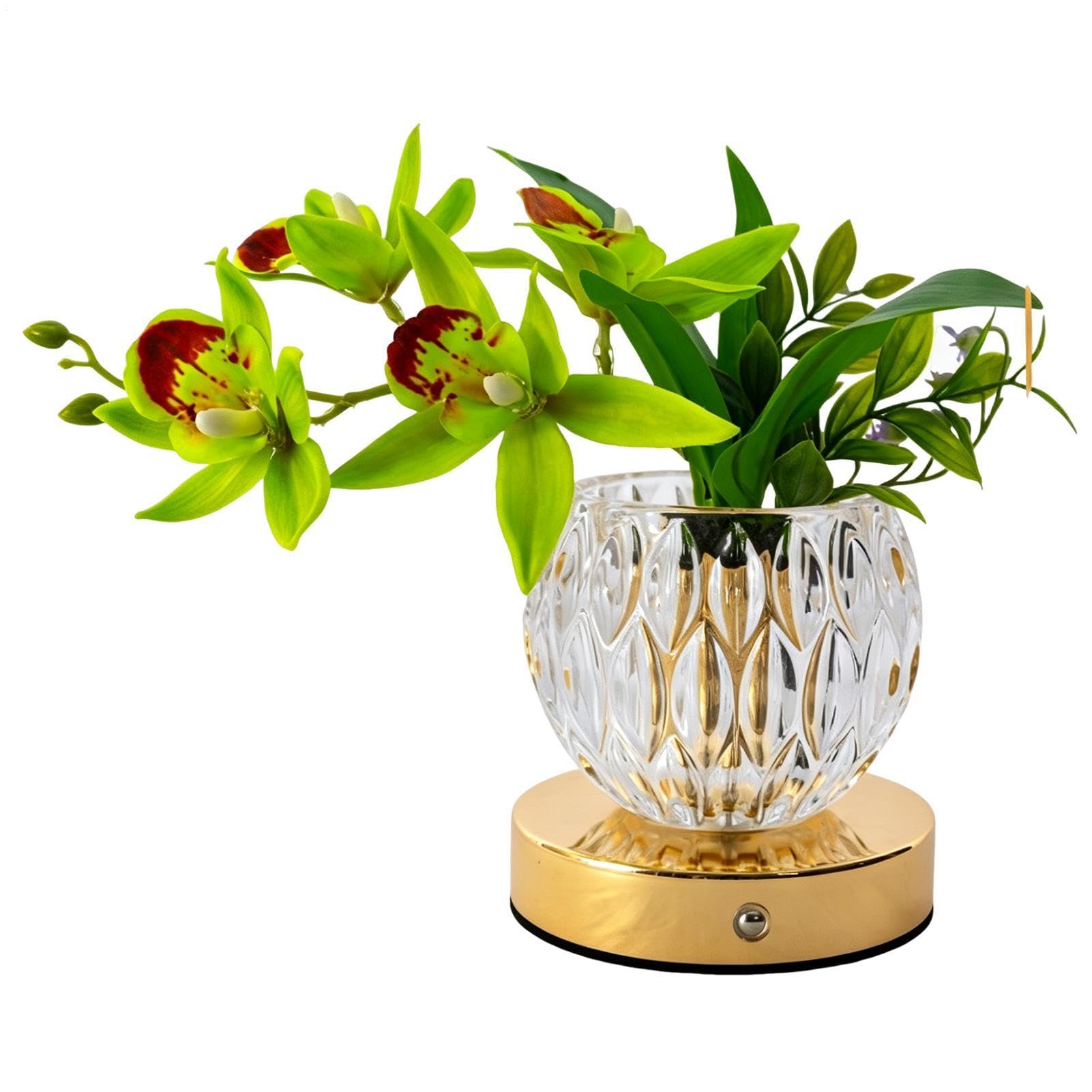 Lampada A LED Decorativo Dimmerabile Touch 3 Colori Con Vaso In Vetro