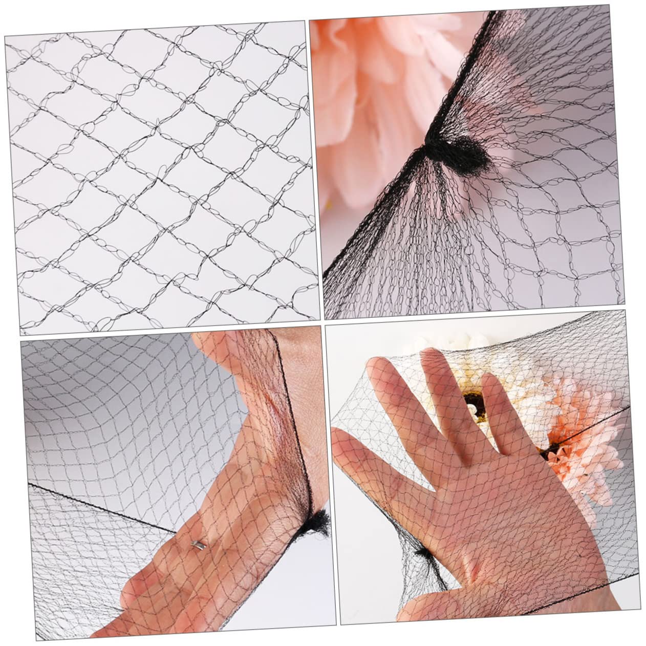 Pinza Para El Cabello De Red Para Mujer Pinzas De Resorte Con Lazo