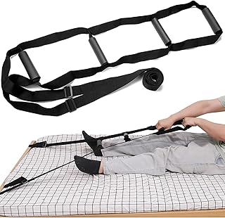 JOYOLA Bettleiter Assistent, 4 Griff Bettleiter Gurte, Verstellbare Pull Up & Sit Up Assist Device, Pull Up Assist Gerät für Ältere, Erwachsene, Schwangere, Verletzungen, Handicap