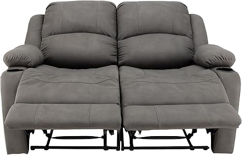 Miniatura 43 de Asientos reclinables de pared de 58 pulgadas Sofá reclinable doble para caravana Sofá RV Sofá reclinable de pared Asiento de teatro RV