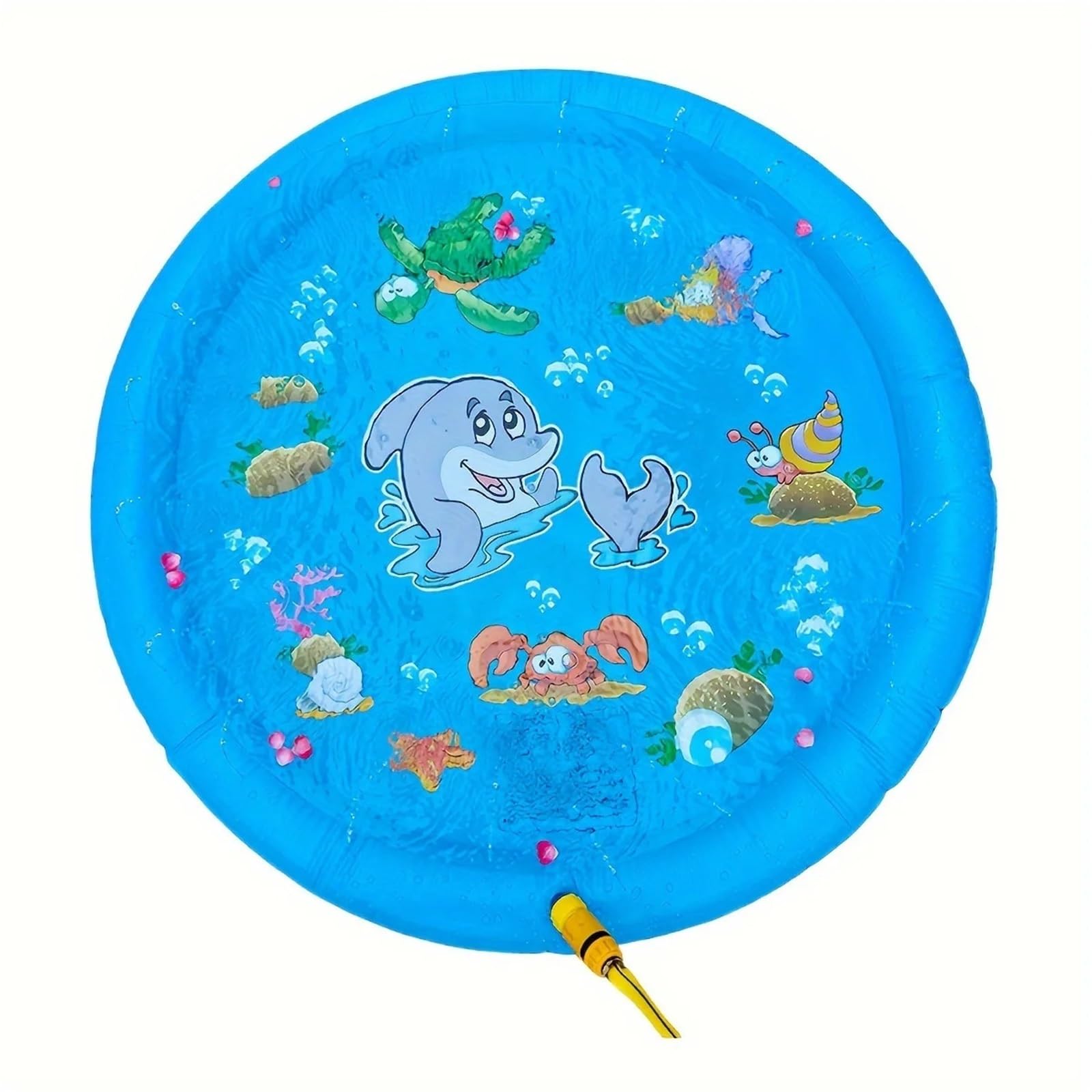 Shungong Inflatable Water Sprinkler Play Mat - 100cm Outdoor Fun For Lawn And Swimming Pool Games