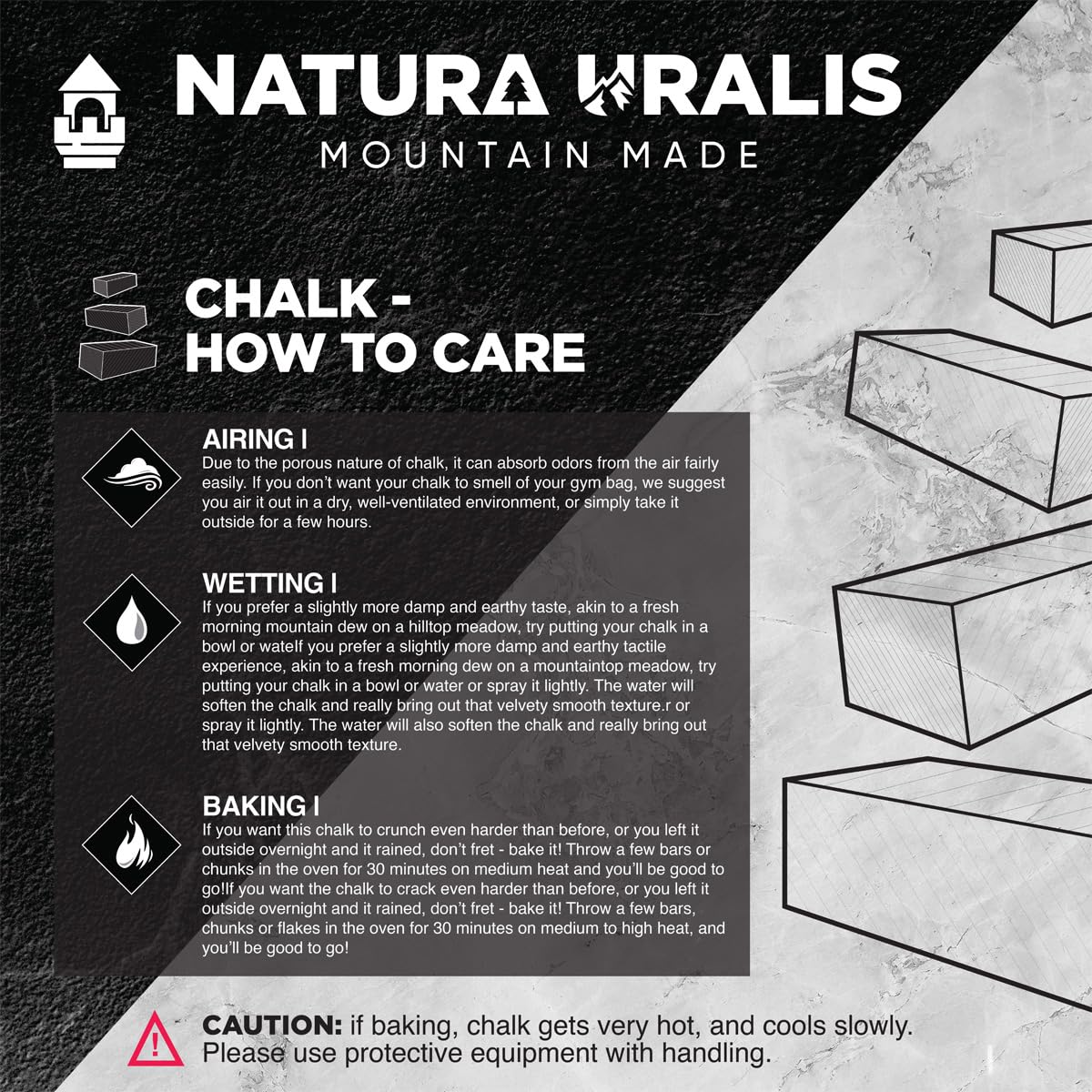 Natura Uralis Premium Belgorod Kreide-Mini-Riegel | 500 g weiße Kreide-Minis - Knackig, Angenehm erdig, Samtig und fest in der Textur, ASMR-Erlebnis, natürliches Calciumcarbonat