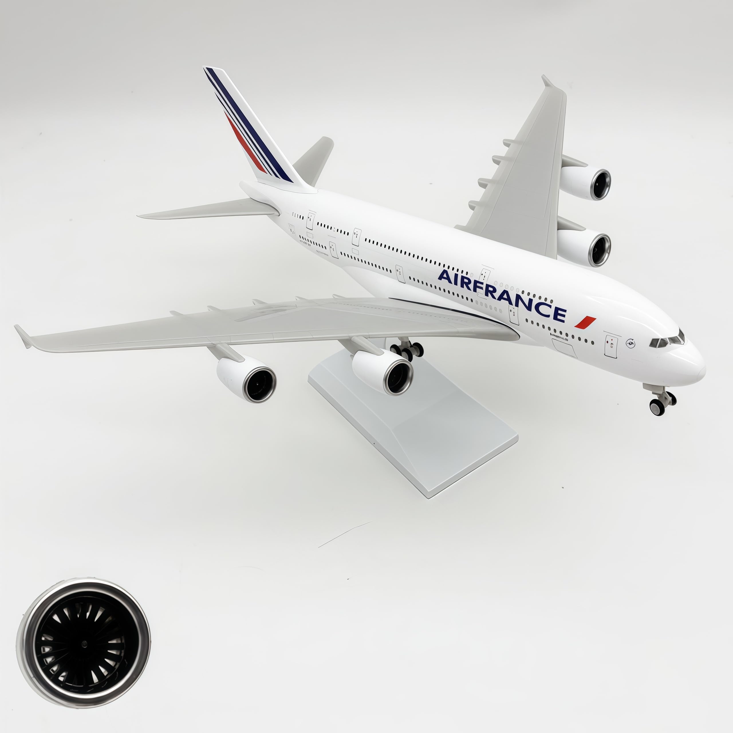 Lgsrsnxhtx A380 Airplane Model 30Cm Model Plane 1/200 Diecast Metal Airplane Model France A380 With Stand Aircraft Collectible For Aviation Enthusiasts,Desktop Decor Gift For Adult