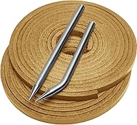 Vista 18 de Softball Baseball Glove Lace, Mitt Lace Repair Kit Includes 2 Leather Laces and Lacing Needle for Catcher's Glove