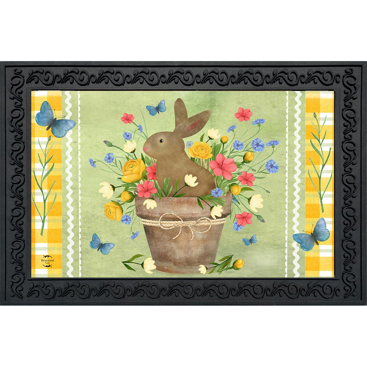 Briarwood Lane Easter Doormat - Bunnies & Spring -6 Briarwood Lane Easter Doormat - Bunnies & Spring -6