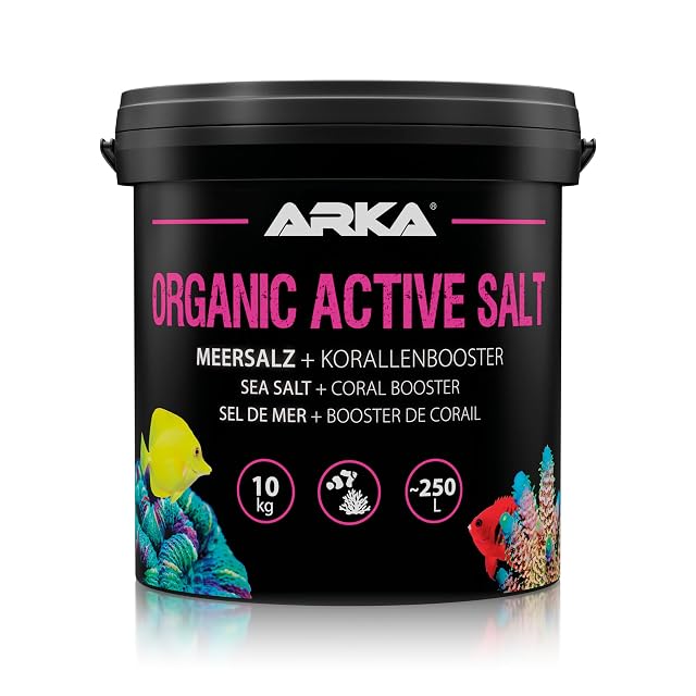 Sal de Arrecife Acuario 10 kg - Organic Active Salt con Bacterias