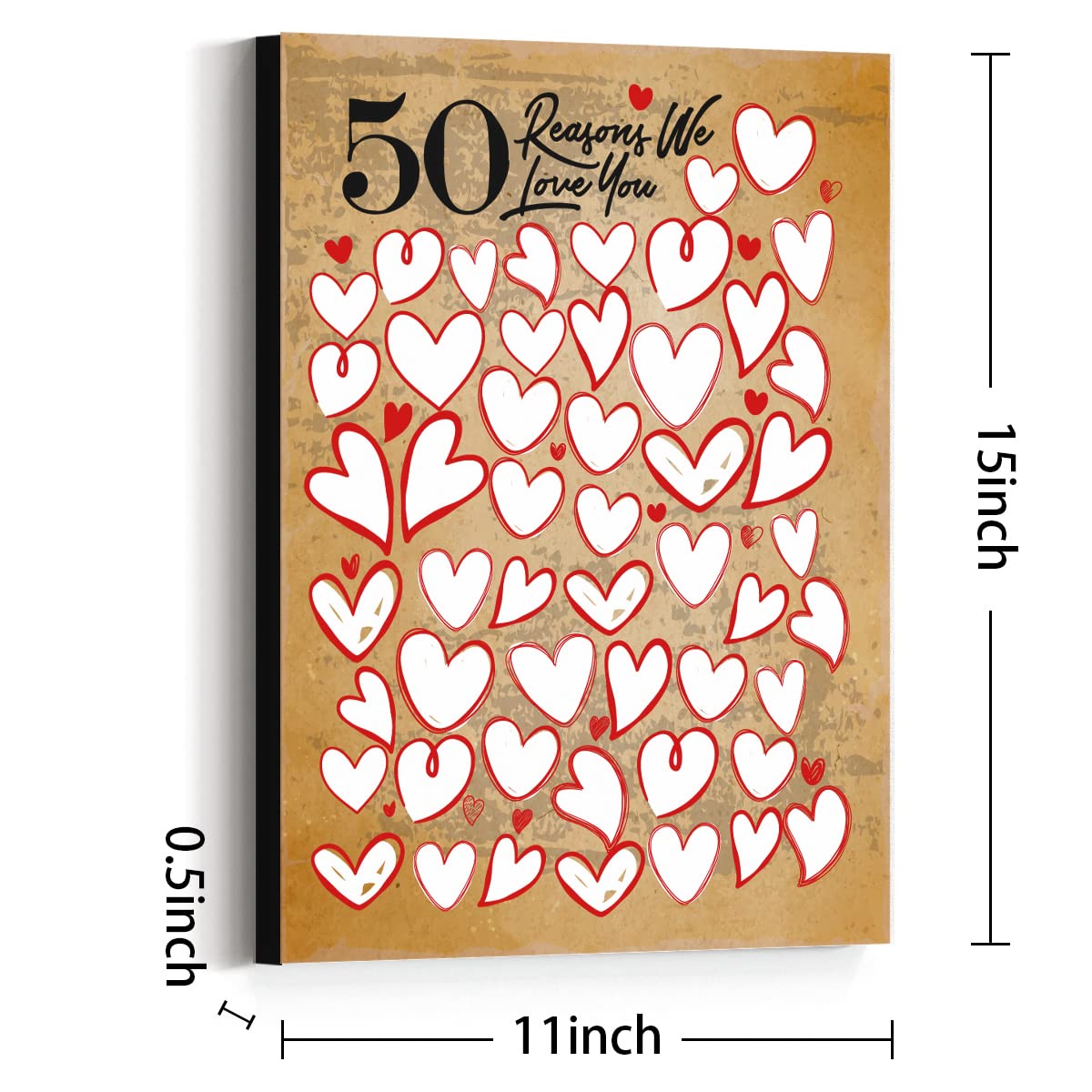 Amazon.com: 50 Reason Why We Love You,50th Birthday Wall Decor