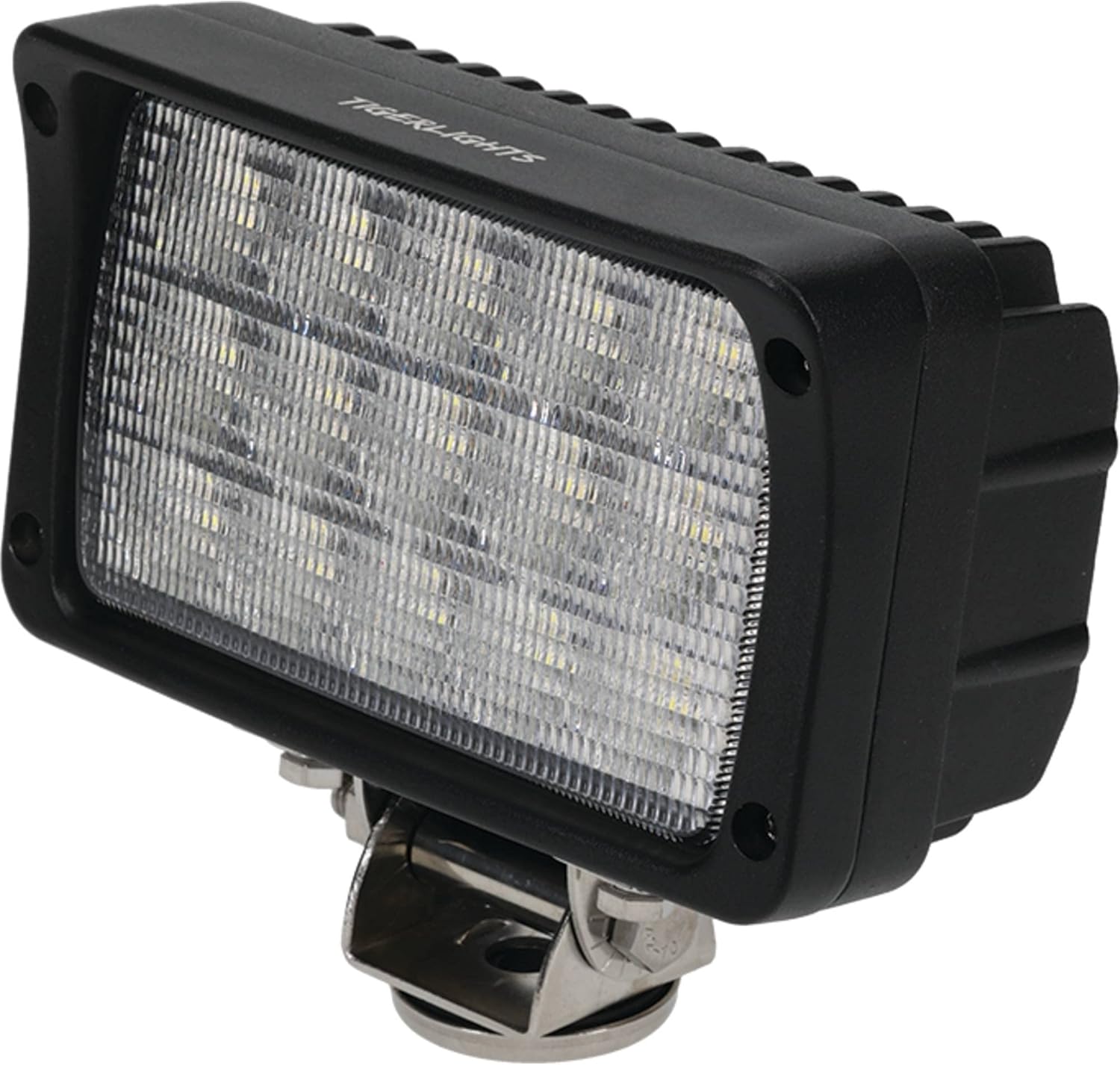 Tiger Lights TL130F LED Rectangular Flood Light 3500 Lumens, 55 Wattage, 4.5 Amps, 12V-24, 4 [inch] Length, 6 Width [inch], Flood Off-Road Light