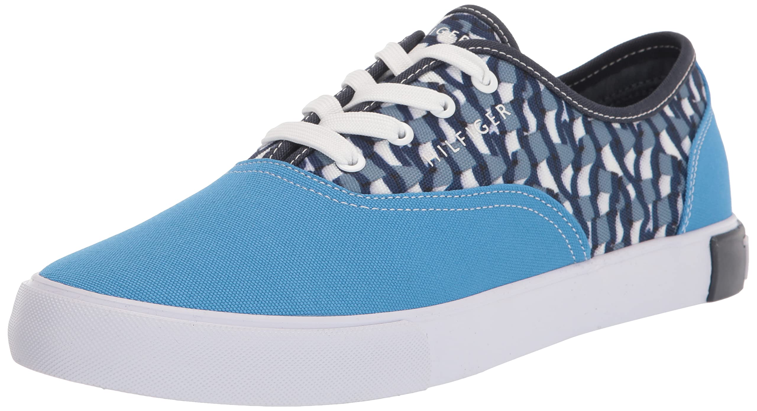 Tommy Hilfiger Men's RALEM Sneaker, Azure Blue/Multi, 11