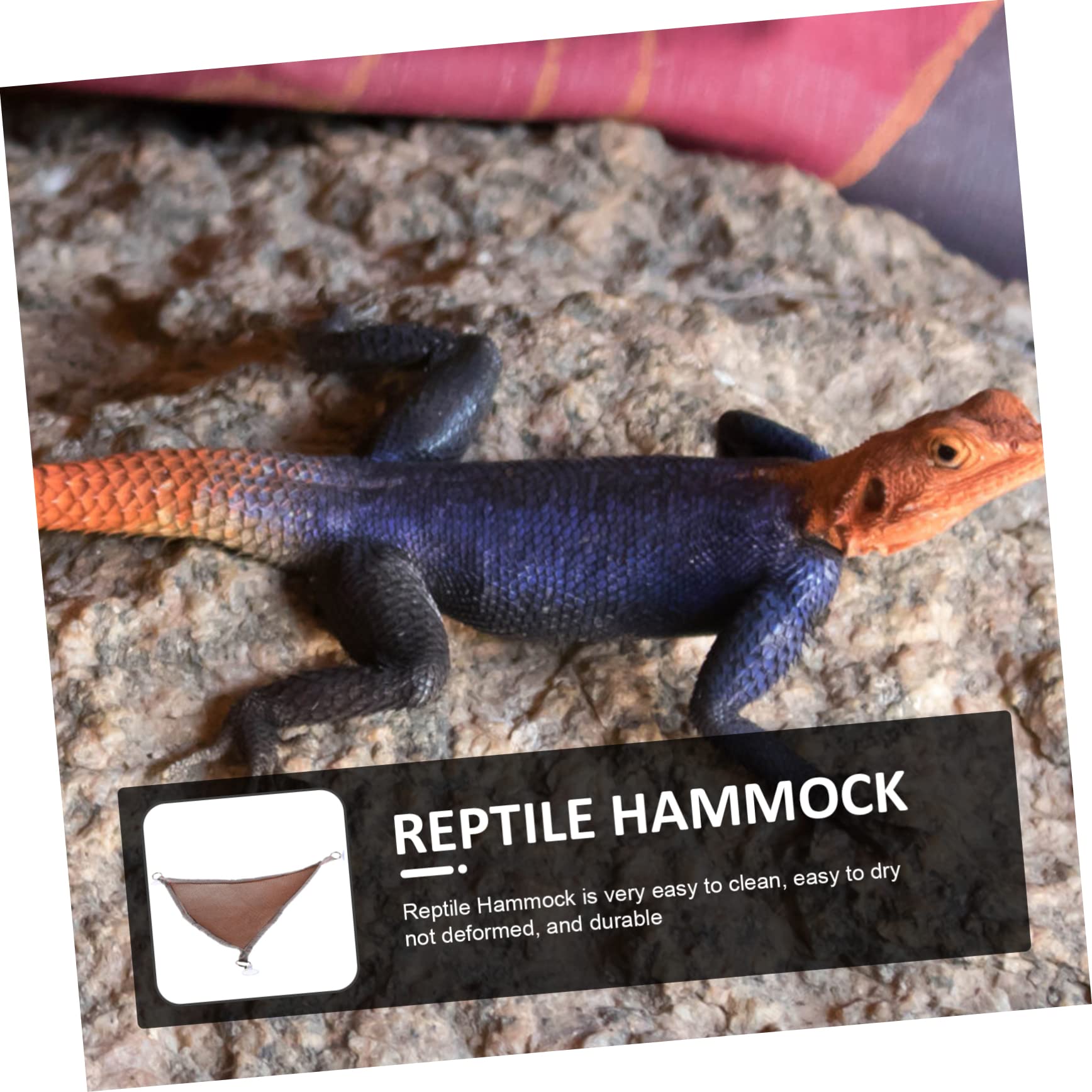 DOITOOL 5pezzi Hammock Per Rettili Rete Traspirante Letto Per Lucertole e Giocattolo Per Piccoli Rettili Facile Da Pulire e Resistente Accessorio Per Terrari