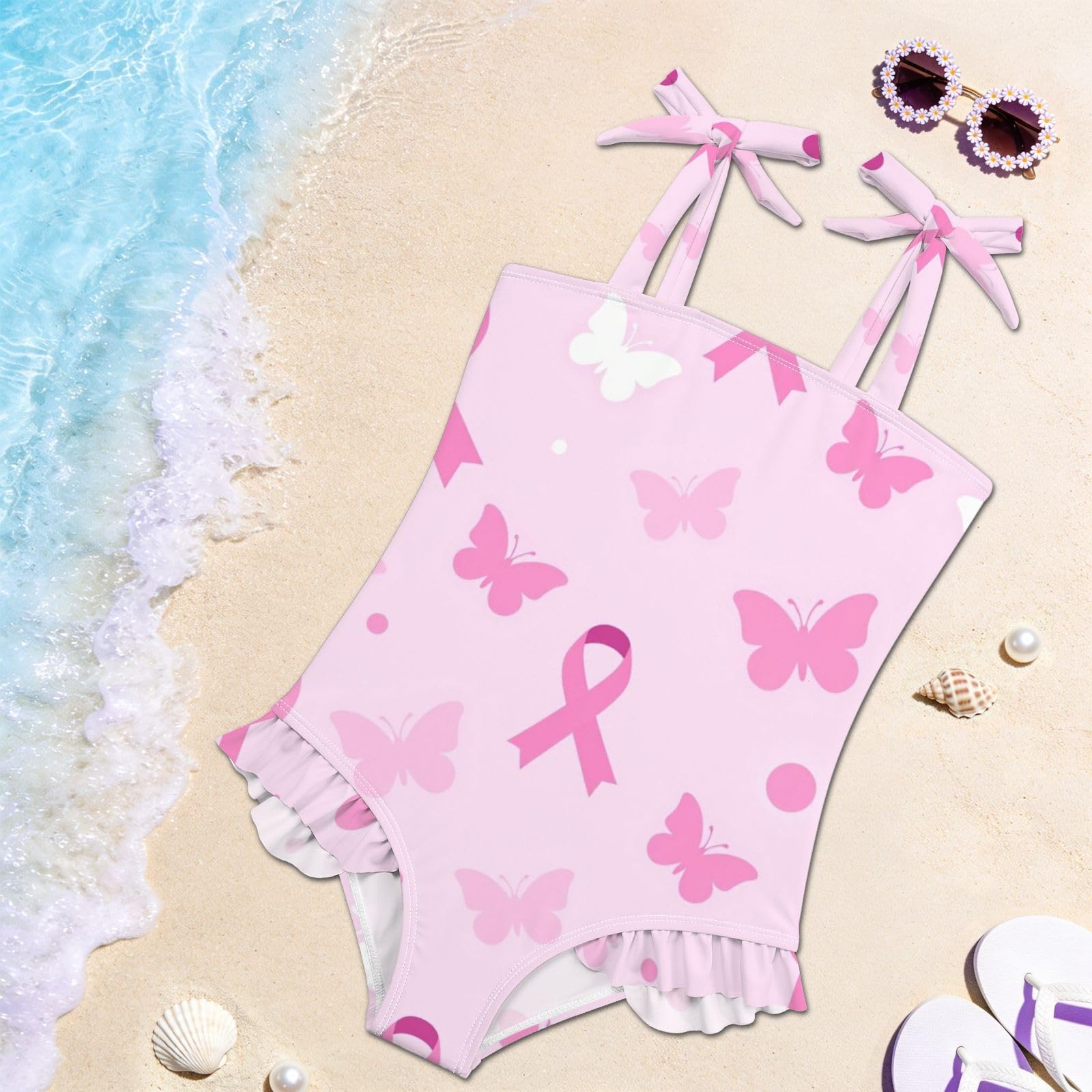 FRODOTGV Costume da bagno intero per ragazze, ad asciugatura rapida, costume da bagno da spiaggia per bambine